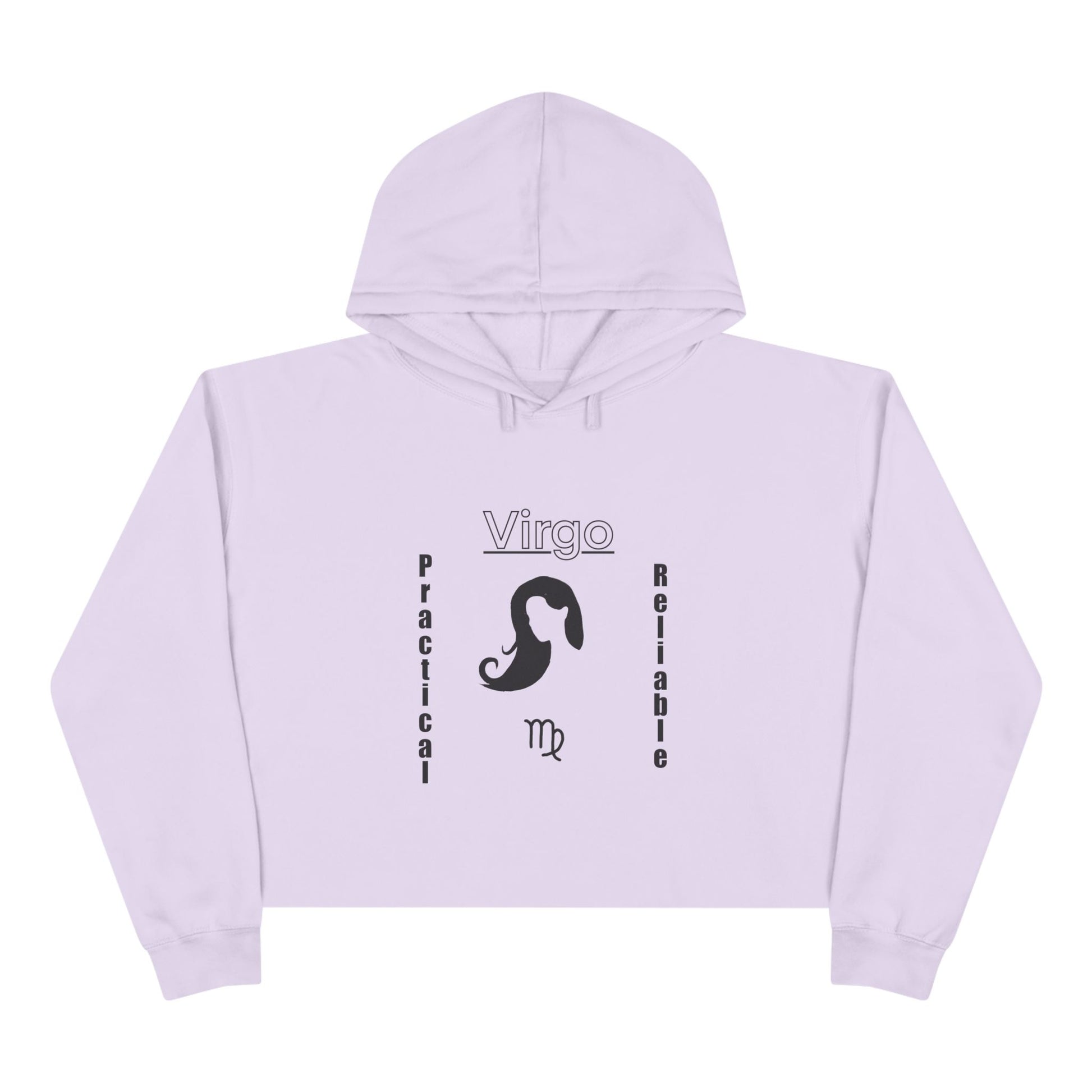 Virgo Crop Hoodie - Practical & Reliable, Astrology Gift, Zodiac Sweatshirt, Horoscope Apparel, Virgo Season Clothing, Personalized [...]