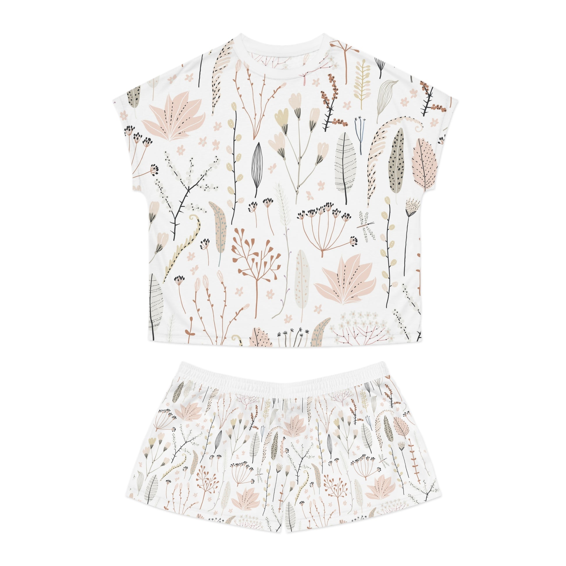 Floral Women's Pajama Set - Comfy Sleepwear, Cute Loungewear, Perfect for Summer Nights, Gift for Her, Relaxing Home Outfit