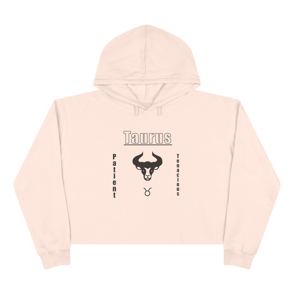 Taurus Zodiac Crop Hoodie, Astrology Sweater, Gift for Taurus, Trendy Crop Top, Birthday Present, Zodiac Apparel
