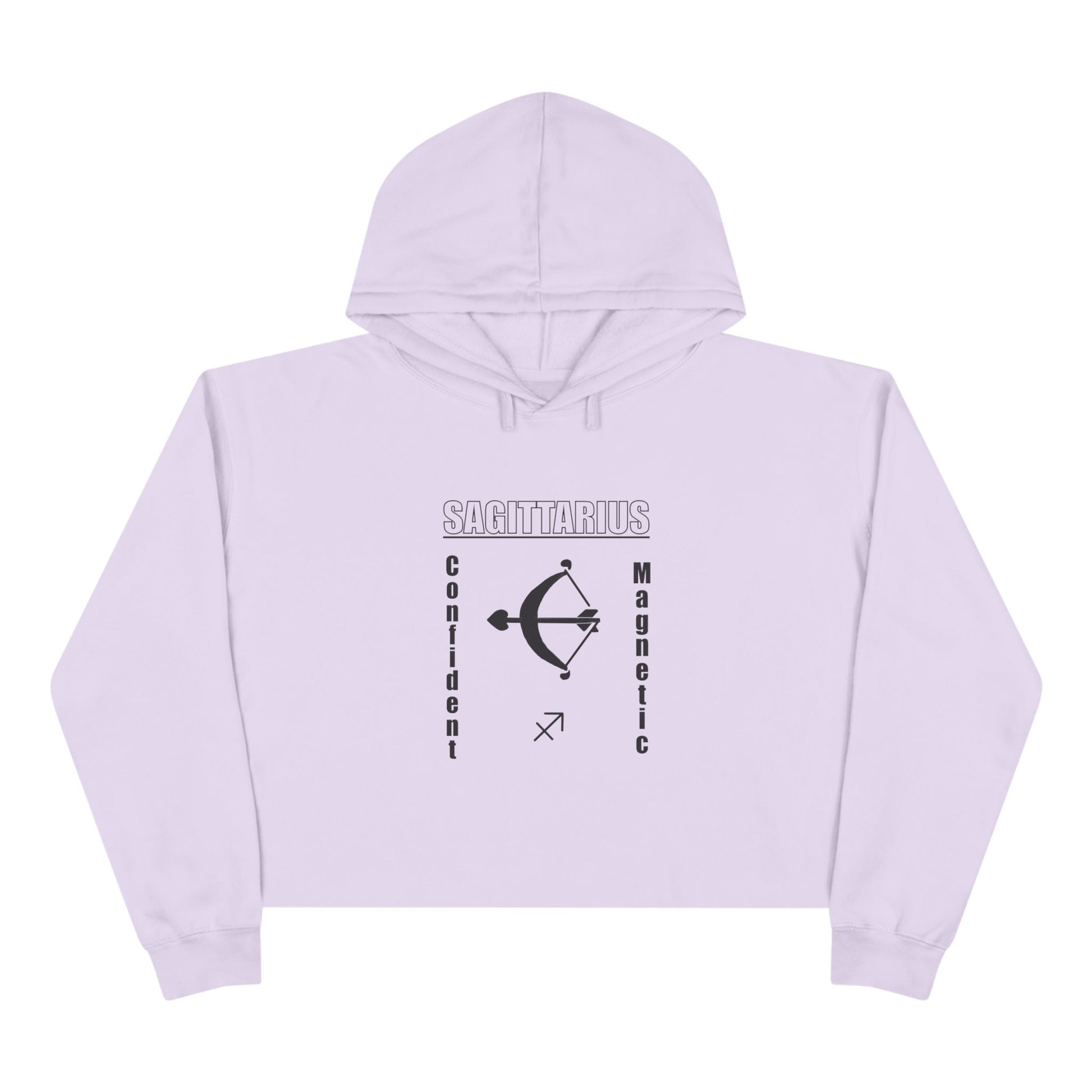 Sagittarius Crop Hoodie - Confident & Magnetic, Astrology Gift, Zodiac Apparel, Trendy Fashion, Casual Wear, Birthday Present