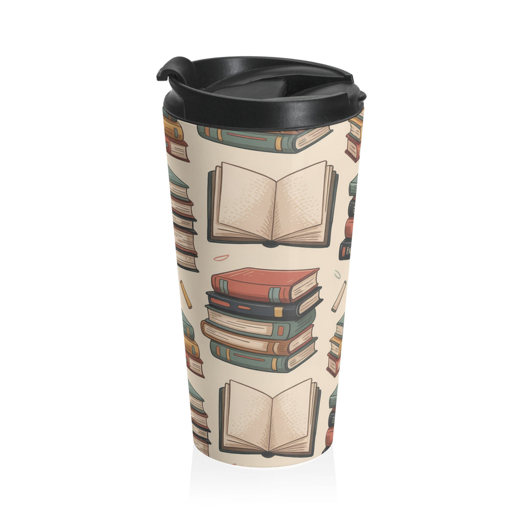 Literary Themed Travel Mug - Perfect for Book Lovers