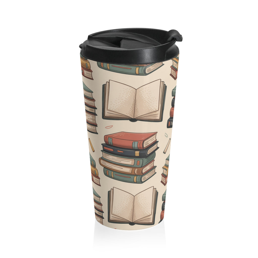 Literary Themed Travel Mug - Perfect for Book Lovers
