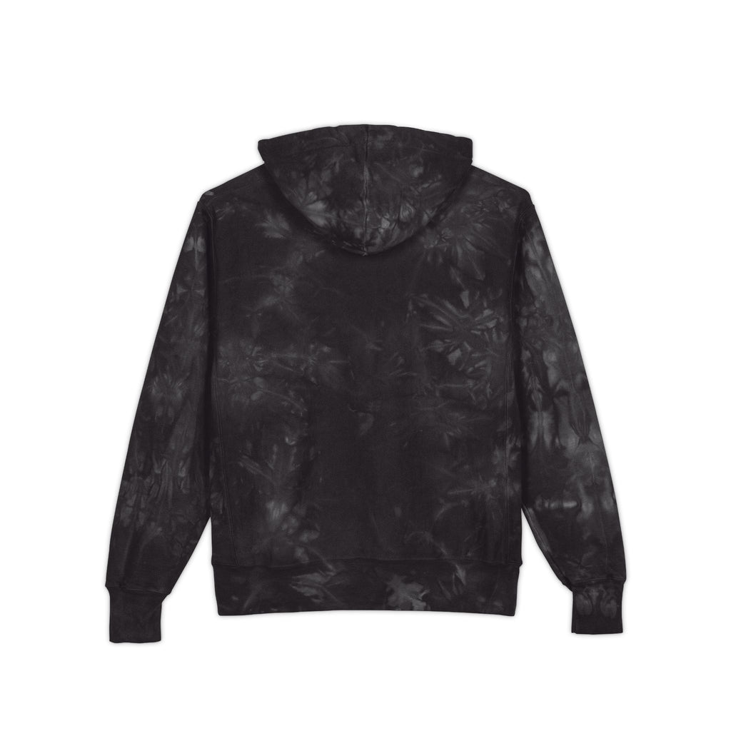 Chic Tie-Dye Unisex Hoodie, Embroidered Fashion Sweatshirt, Cozy Casual Wear, Gift for Him/Her, Perfect for Festivals and Everyday Style