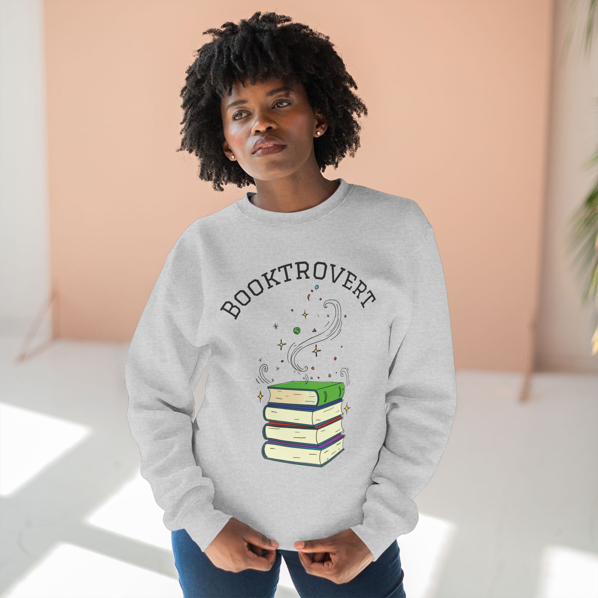 Booktrovert Crewneck Sweatshirt – Cozy Comfort for Quiet Readers