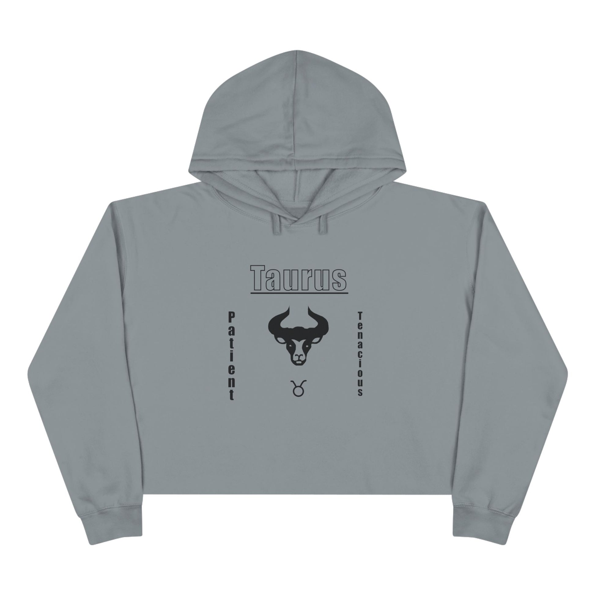 Taurus Zodiac Crop Hoodie, Astrology Sweater, Gift for Taurus, Trendy Crop Top, Birthday Present, Zodiac Apparel