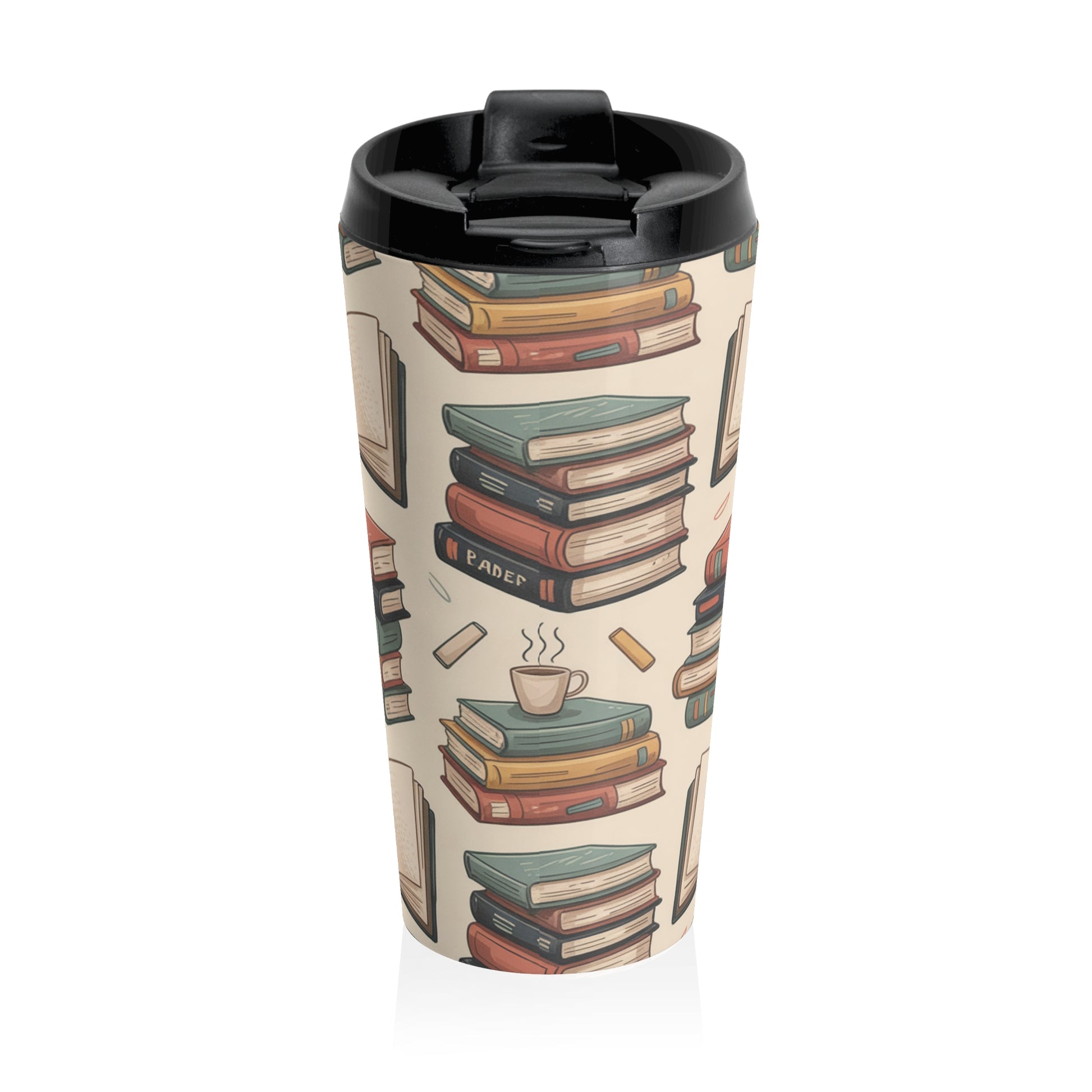 Literary Themed Travel Mug - Perfect for Book Lovers