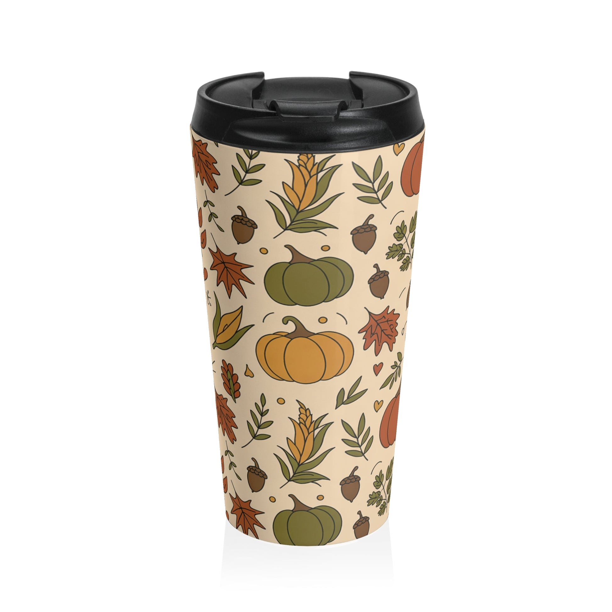 Autumn Harvest Stainless Steel Travel Mug