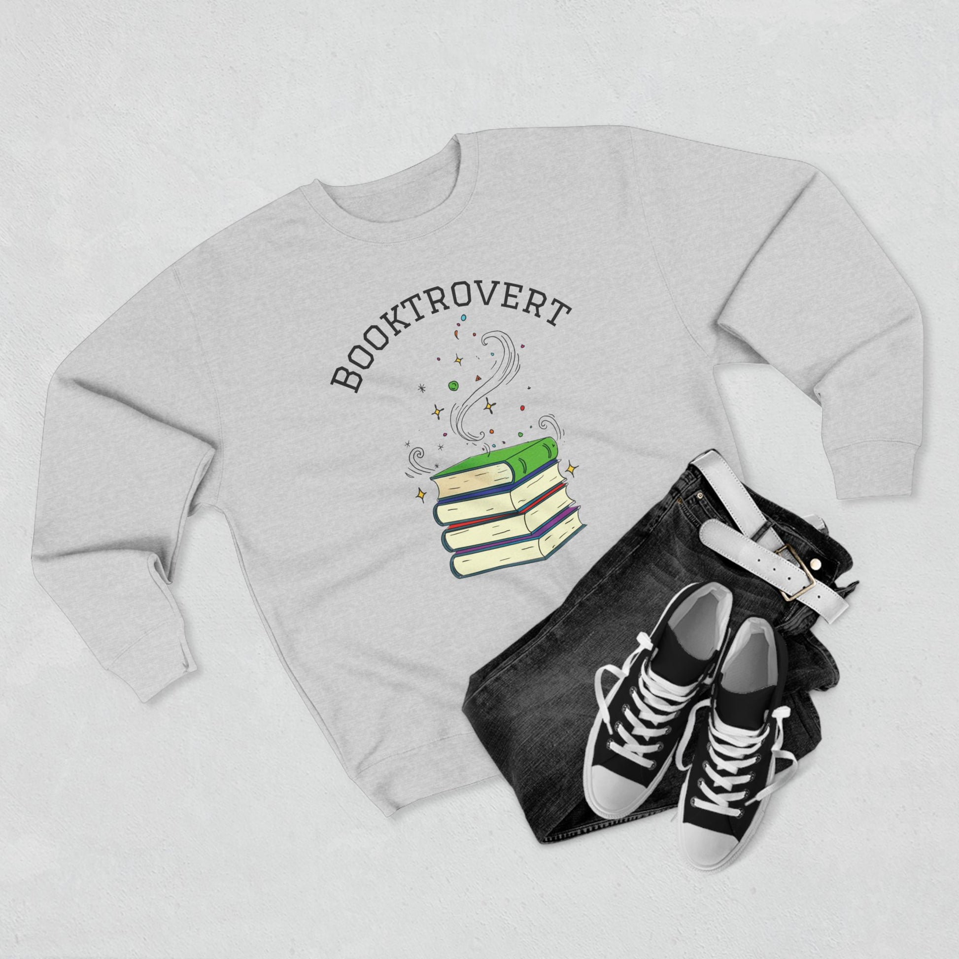 Booktrovert Crewneck Sweatshirt – Cozy Comfort for Quiet Readers