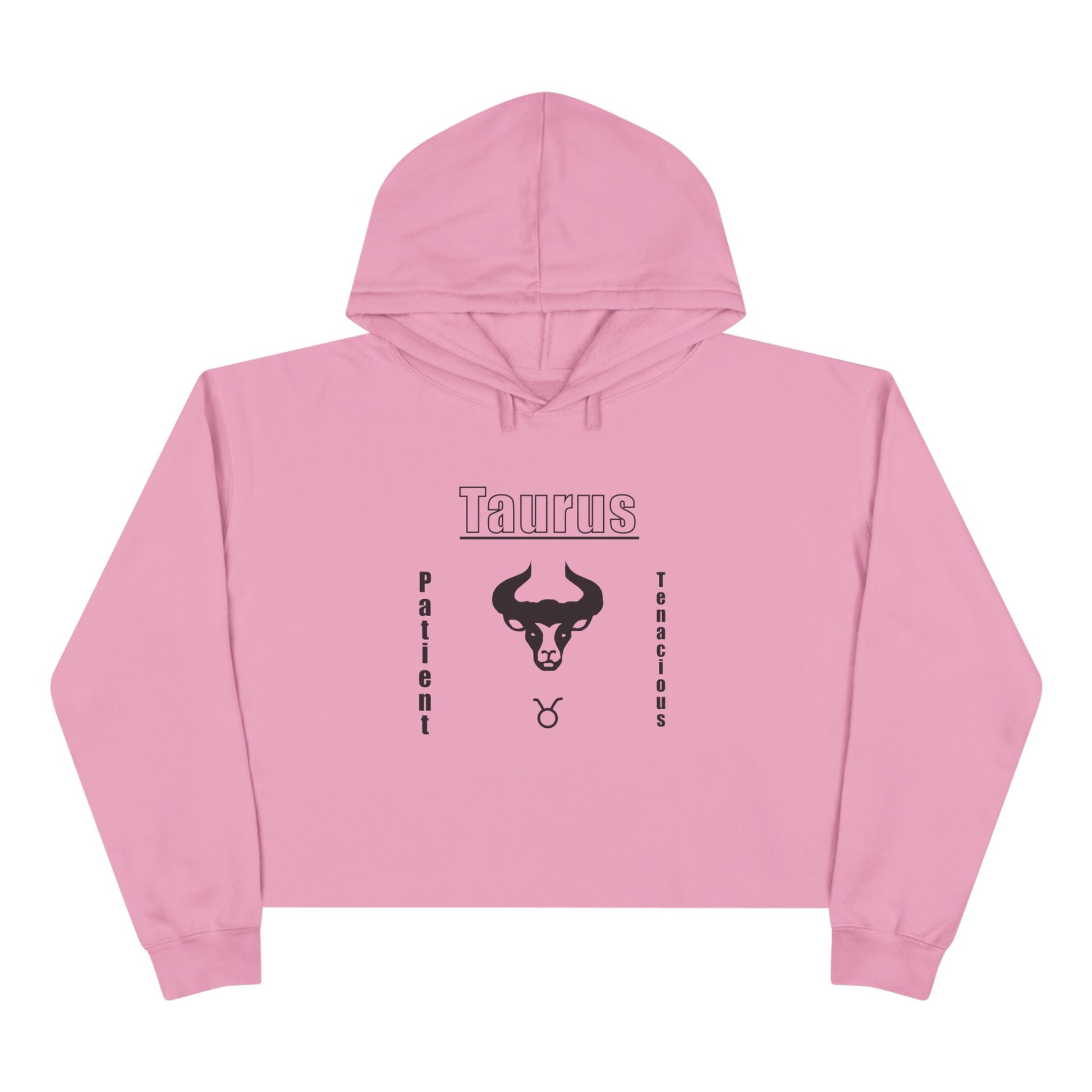 Taurus Zodiac Crop Hoodie, Astrology Sweater, Gift for Taurus, Trendy Crop Top, Birthday Present, Zodiac Apparel