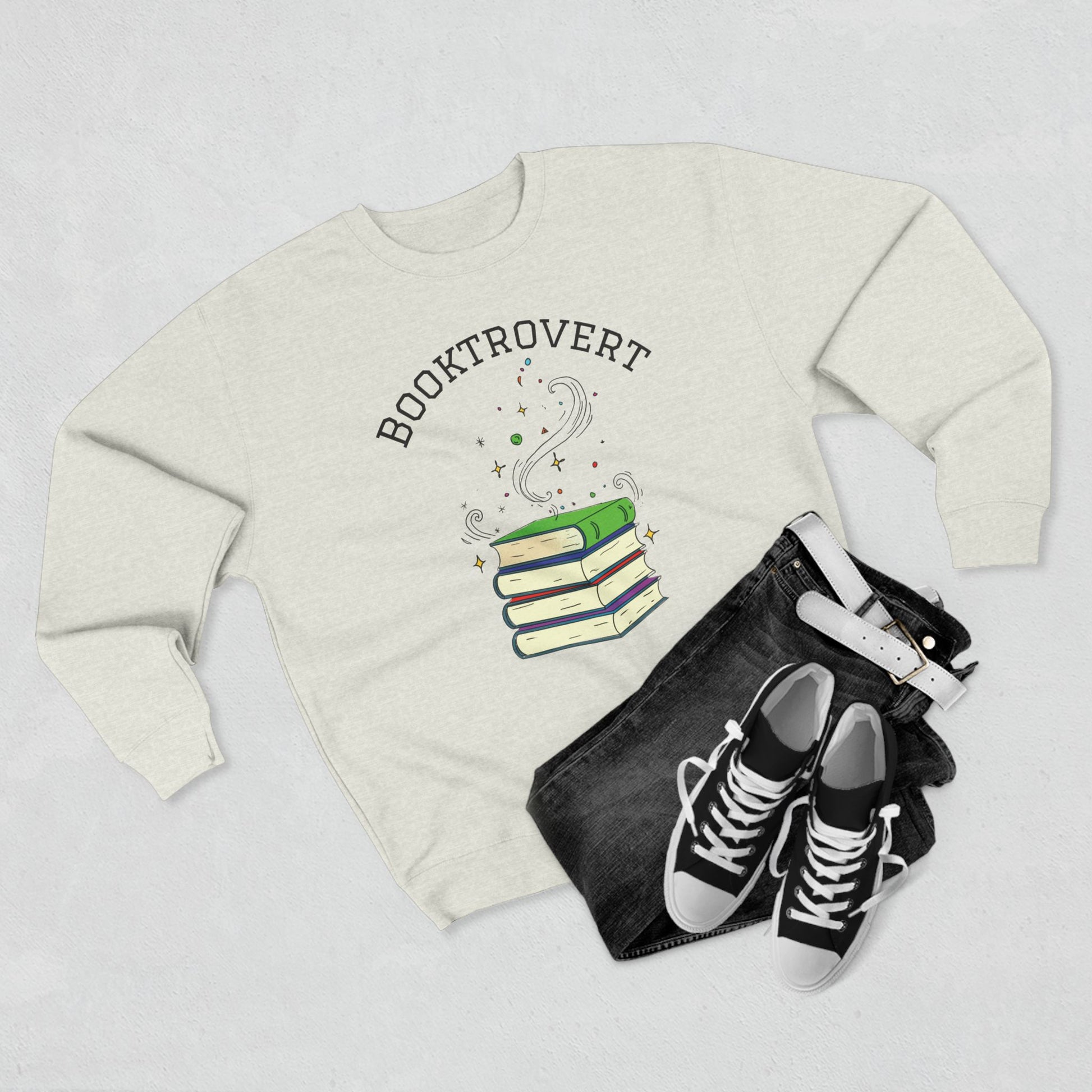Booktrovert Crewneck Sweatshirt – Cozy Comfort for Quiet Readers