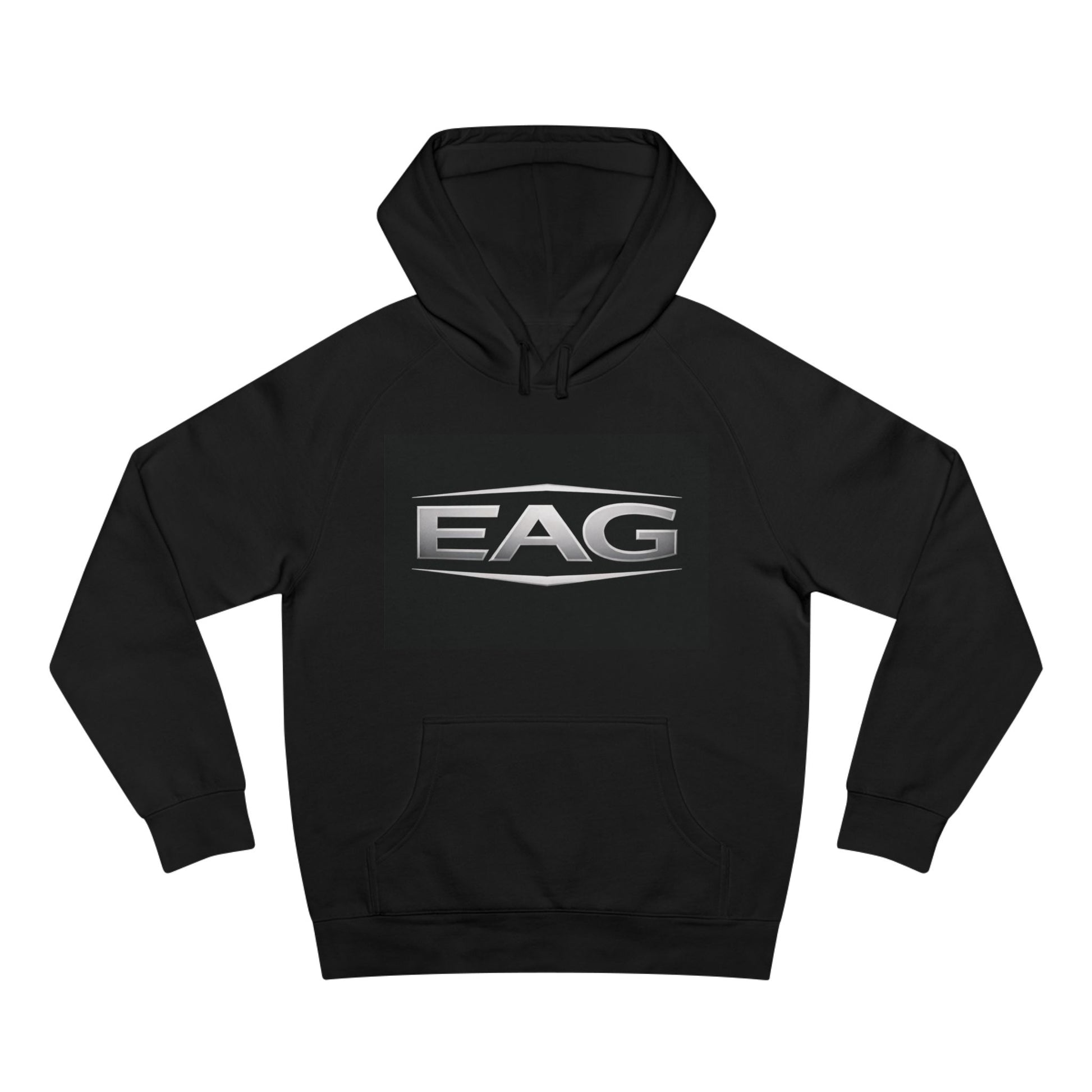 EAG Logo Hoodie — Sleek Metallic Emblem Pullover