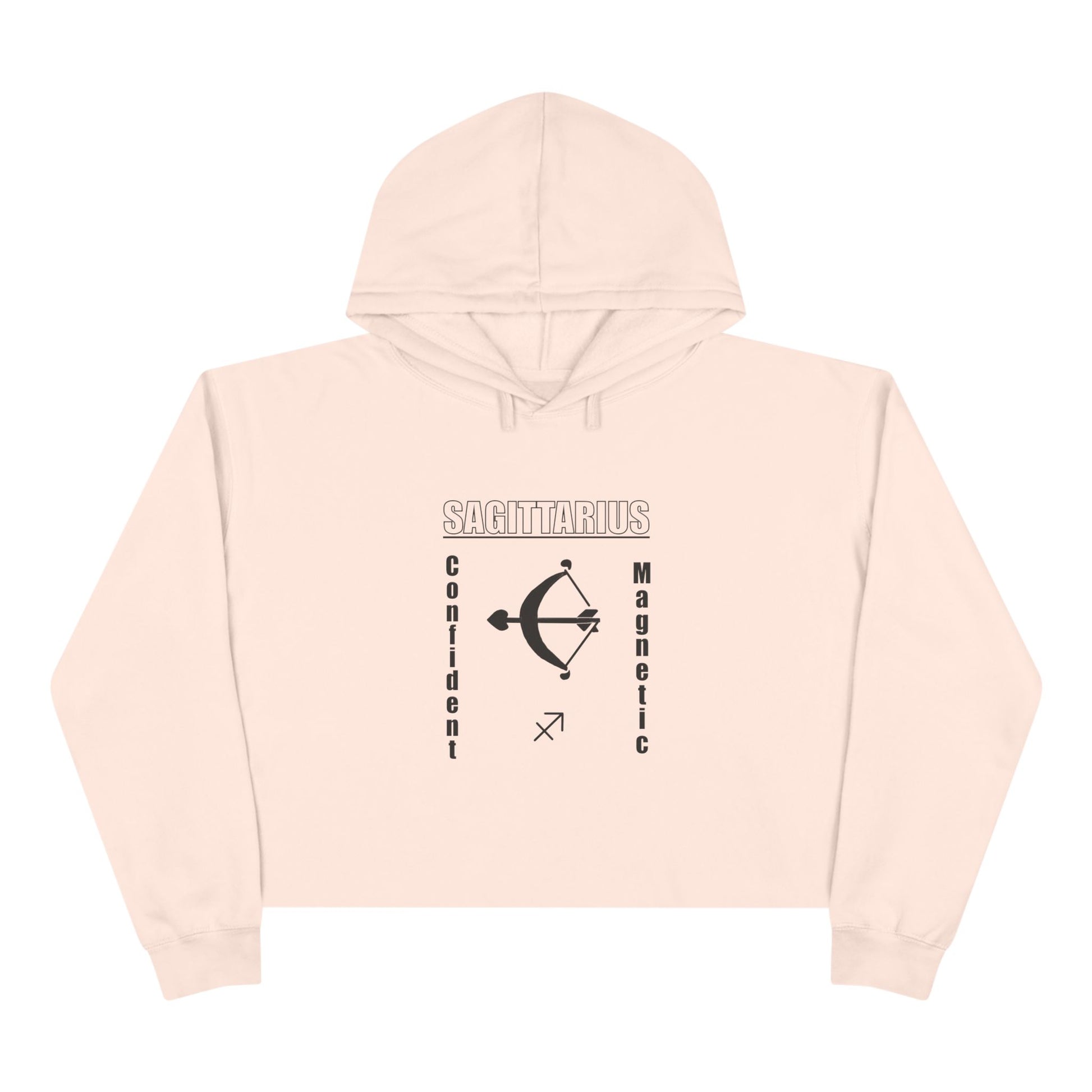 Sagittarius Crop Hoodie - Confident & Magnetic, Astrology Gift, Zodiac Apparel, Trendy Fashion, Casual Wear, Birthday Present